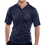 B-Cool Short Sleeve Polo Navy L
