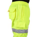 Hi Vis Jogging Bottoms Sat Ylw L