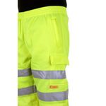 Hi Vis Jogging Bottoms Sat Ylw S