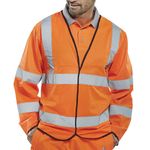 Hi Vis Long Sle Jerkin Orange Small