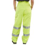 Ladies Hi Vis Pcot Trousers Sylw 34