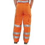 Ladies Rail Spec Trousers Orange 32