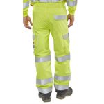 Hi Vis Trousers Sylw/Navy Blue 46T