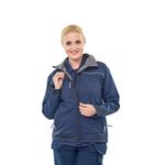 Ladies Soft Shell Jacket Nblue Xl