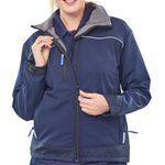 Ladies Soft Shell Jacket Nblue Xl