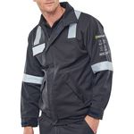 Arc Woven Jacket F/R Navy Blue 2Xl