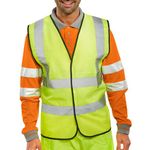 Bsafe Hi Vis Vest Saturn Yellow 2Xl