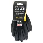 Beeswift Pu Coated Gloves 1Pr Blk Xl