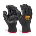 Glovezilla Anti-Vib Gloves 1Pr Blk L