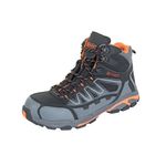 Hiker S3 Safety Boots 1Pr Blk/Org 6