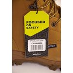 Click Wpf Safety Boots 1Pr Tan 9