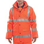 Beeswift Bseen Pu Jacket Orange 2Xl