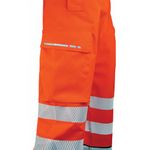 Deltic Hi Vis Over Trs 4Xl Org/Blk