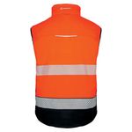 Deltic Hi Vis Gilet Org/Black 4Xl