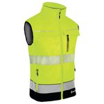 Deltic Hi Vis Gilet Sylw/Nblue 4Xl
