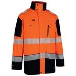 Deltic Hivis Jacket Orange/Black 3Xl