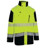 Deltic Hivis Jacket Syellow/Nblu Xl