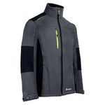 Flexsoftshell Jacket Grey/Black 4Xl