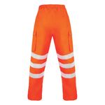 Deltic Hi Vis Overtrouser Orange M