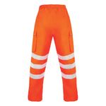 Deltic Hi Vis Overtrouser Orange 2Xl