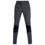 Flexworkwear Trousers Grey/Blk 36R