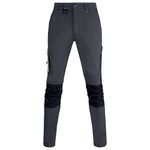 Flexworkwear Trousers Grey/Blk 46T