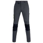 Flexworkwear Trousers Grey/Blk 48R