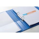Elba Pres Rbndr 2D 25Mm A4 Blue Pk6