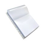 Oxford A4 Expnd Punch Pkt W/Flp Pk10