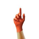 Amber Nitrile Gloves Orange S Pk100