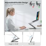 Adjustable Laptop Stand 17In Black