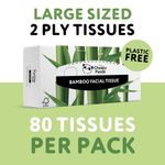 Bamboo Tissues 3-Ply 80 Tissues Pk12
