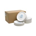 White 9 Inch Paper Plate Pk100