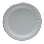 White 9 Inch Paper Plate Pk100