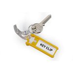 Durable Key Clip Assorted Pk6