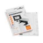 Durable Insert Sheets 52X100Mm Pk40