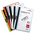 Durable 3Mm Duraclip File Dk Blu P25