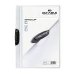 Durable Swingclip Folder A4 Blk Pk25