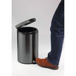 Durable Pedal Bin Metal Rnd 12L Cha