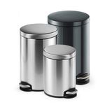 Durable Pedal Bin Metal Rnd 20L Cha