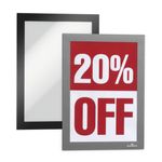 Duraframe Self-Adhesive A5 Black Pk2