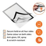 Durable Duraframe S/Adh Silver Pk10