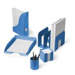 Durable Note Disp Box Eco Blue