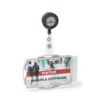 Durable Id Hldr 2 Card Grey Pk10