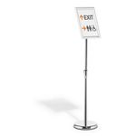 Durable Floor Infostand Alu-Snap A4