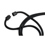 Durable Fabric Lanyard Black Pk10