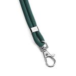 Durable Fabric Lanyard Green Pk10