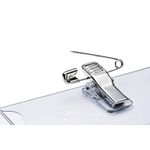 Durable Click Fld Badge W/Clip Pk25