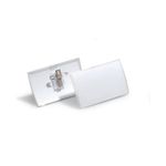 Durable Click Fld Badge W/Clip Pk25