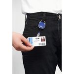 Durable Badge Reel Style Pk10 Drk Bl